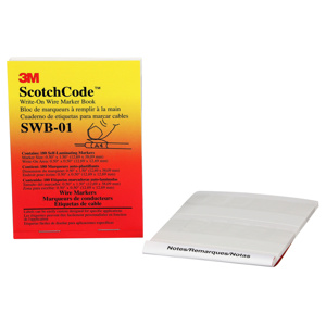 3M ScotchCode™ Wire Marker Books Plastic