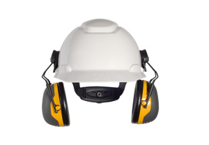3M Peltor™ X-series Cap-mount Earmuffs Black<multisep/>Yellow