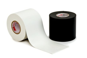 3M 77 Series Fire-retardant / Arc Proofing Electrical Tape 3 in x 20 ft 30 mil Black