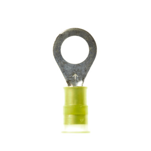 3M MNG Series Insulated Ring Terminals 12 - 10 AWG 5/16 in Yellow