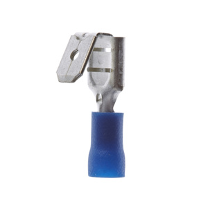 3M Insulated Piggy-back Disconnects 16 - 14 AWG Butted Barrel Blue Vinyl