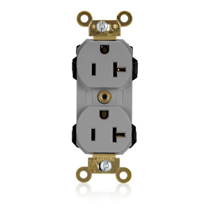 <em class="search-results-highlight">Leviton</em> M5362 Series Duplex Receptacles 20 A Extra Heavy-Duty Industrial Specification Grade Gray
