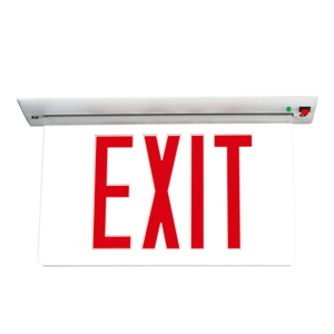 EUR60G EDGE-LIT CLR EXIT UNI GRN AC