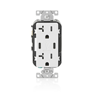BCC20-W DECO WHITE 20A USBC