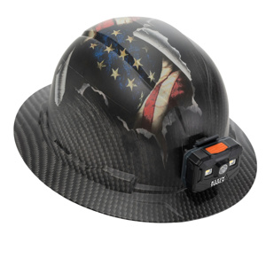 Klein Tools KARBN™ Rechargeable Headlamp Non-vented Full Brim Hard Hats
