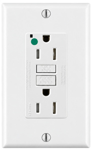 <em class="search-results-highlight">Leviton</em> SmartlockPro® GFTR1 Series Hospital Grade Duplex GFCIs 15 A 5-15R White Tamper-resistant