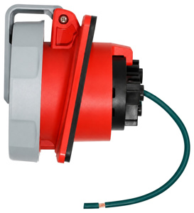 <em class="search-results-highlight">Leviton</em> LEV Series Pin and Sleeve Receptacles 30 A 3P4W Red