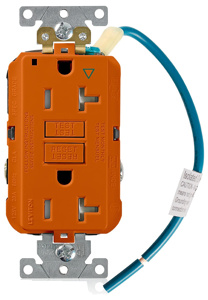 <em class="search-results-highlight">Leviton</em> SmartlockPro® GFTR2 Series Duplex GFCIs 20 A Orange