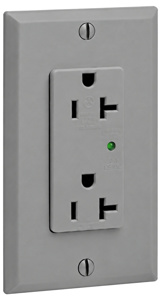 <em class="search-results-highlight">Leviton</em> 5380 Series Duplex Receptacles 20 A 120 V Commercial Specification Grade Gray
