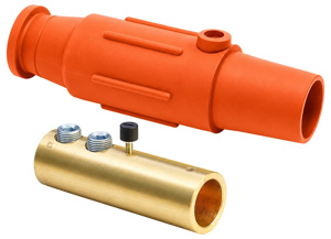 Leviton 17D24 Series Single Pole Plugs Orange