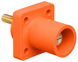 Leviton 16R23 Series Single Pole Receptacles Orange
