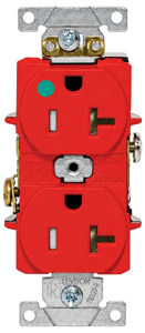 <em class="search-results-highlight">Leviton</em> T8300 Series Duplex Receptacles 20 A 125 V 2P3W 5-20R Heavy-Duty Hospital Grade Tamper-resistant Red