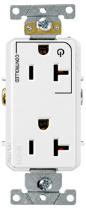 <em class="search-results-highlight">Leviton</em> 16352 Series Self Controlled Duplex Receptacles 20 A 125 V 2P3W 5-20R Heavy-Duty Industrial Specification Grade Decora® White