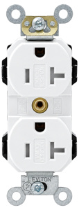 <em class="search-results-highlight">Leviton</em> MT563-S Series Duplex Receptacles 20 A Heavy-Duty Industrial Specification Grade White