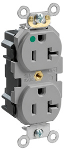 <em class="search-results-highlight">Leviton</em> M8300 Series Duplex Receptacles 20 A Heavy-Duty Hospital Grade Gray