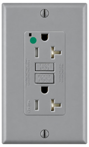 <em class="search-results-highlight">Leviton</em> SmartlockPro® GFTR2 Series Hospital Grade Duplex GFCIs 20 A Gray