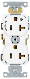 <em class="search-results-highlight">Leviton</em> CR0201P Series Duplex Receptacles 20 A 125 VAC 2P3W 5-20R Commercial Specification Grade White