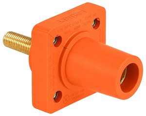 <em class="search-results-highlight">Leviton</em> 16R26 Series Single Pole Receptacles Orange