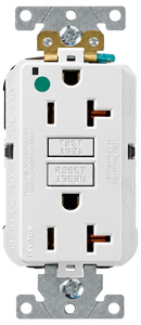 <em class="search-results-highlight">Leviton</em> Lev-Lok® SmartlockPro® MGFN2-HG Series Self-test Hospital Grade GFCIs 20 A White
