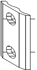 Portland Manufacturing Two Bolt Grounding Connector Copper