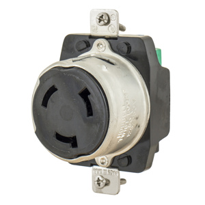 Hubbell Wiring Locking Single Receptacles