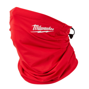 Milwaukee WORKSKIN™ Performance Neck Gaiters One Size Fits Most Red UPF 50 Sun Protection