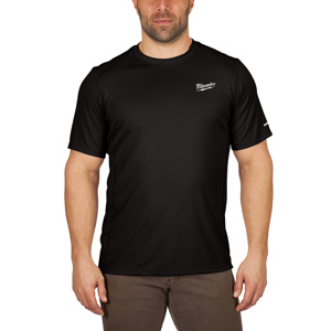 Milwaukee WORKSKIN™ Lightweight T-shirts Large Black Mens