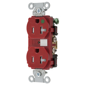 Hubbell Wiring Straight Blade Duplex Receptacles