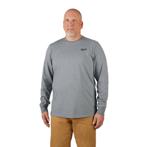 Milwaukee FREEFLEX™ Hybrid Shirts XL Gray Mens