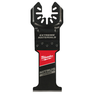 Milwaukee Oscillating Multi-tool Blade Sets 3 Piece 1-3/8 Cut Width x 2 in Plunge Depth Extreme Materials: Cement Board, Drywall/Plaster, Nail/Screw-embedded Wood, PVC