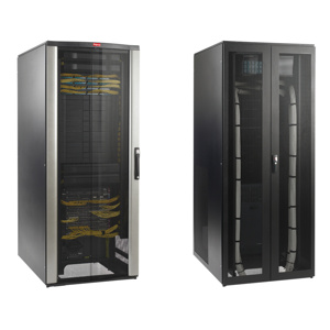 ProLine Network Switch Cabinet with Sides, 2000x800x1200mm, Black, Steel