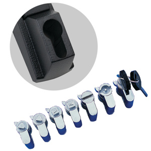 ProLine DIN Lock Inserts (DIN Profile Handle Only), DoubleBit 3mm, Plated, Steel