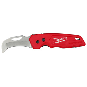 Milwaukee Folding Skinning Knives Blunt Tip Hawkbill Press-and-Flip