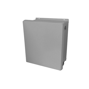 VJ Flat Opaque Cover Type 4X, 11.32x9.32x5.4, Lt Gray, FRP, HWLL