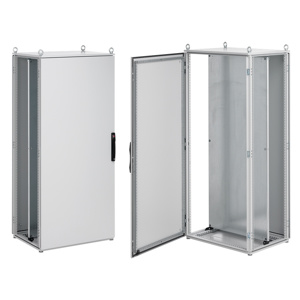 ProLine Industrial Packages Type 12 2-Dr, 1800x1200x600, Lt Gray, Steel