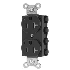 Hubbell Wiring Straight Blade Duplex Receptacles