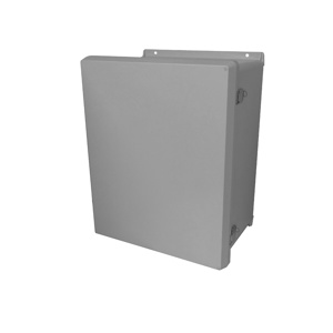 VJ Flat Opaque Cover Type 4X, 7.32x7.32x4.9, Lt Gray, FRP, NHWPL