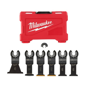 Milwaukee Oscillating Multi-tool Blade Sets 6 Piece 1-3/8 in, 2-1/2 in Metal, Multi-material, Wood