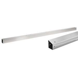 Straight Section CleanTray, 6.00x6.00x120.00, Brushed, SS304