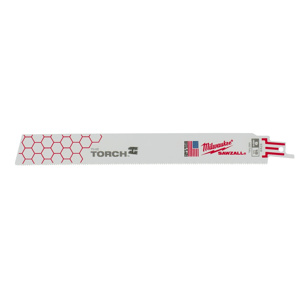 Milwaukee SAWZALL® Reciprocating Saw Blades 100 Piece 18 TPI 9 in Rigid Conduit, Strut Demo