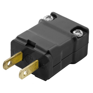 Hubbell Wiring Straight Blade Hinged Straight Plugs