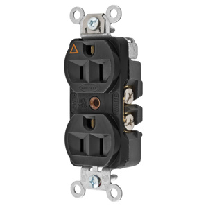 Hubbell Wiring Straight Blade Duplex Receptacles