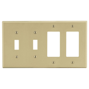 Hubbell Wiring Standard Decorator Toggle Wallplates