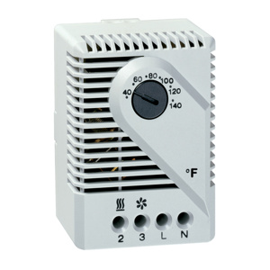 Thermostat Controller, 2.64x1.97x1.50, 230V Fahrehneit, Lt Gray, Plastic