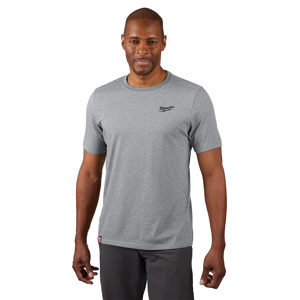 Milwaukee FREEFLEX™ Hybrid T-shirts 2XL Gray Mens
