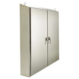 WaterShed Freestand 3-Pt Latch Type 4X, 74x75x12, Brushed, SS304