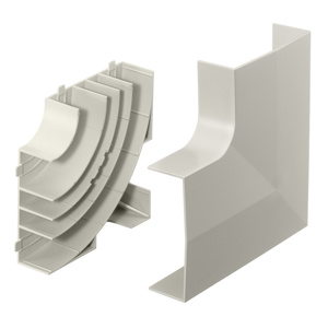 Hubbell Wiring PB BaseTrak Raceway Flat Elbows