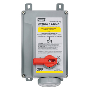 Hubbell Wiring Pin and Sleeve Mechanical Interlock Devices