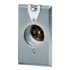 Hubbell Wiring Straight Blade Single Receptacles