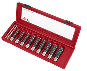 Milwaukee Annular Cutter Sets 9 Piece HSS (High Speed Steel)